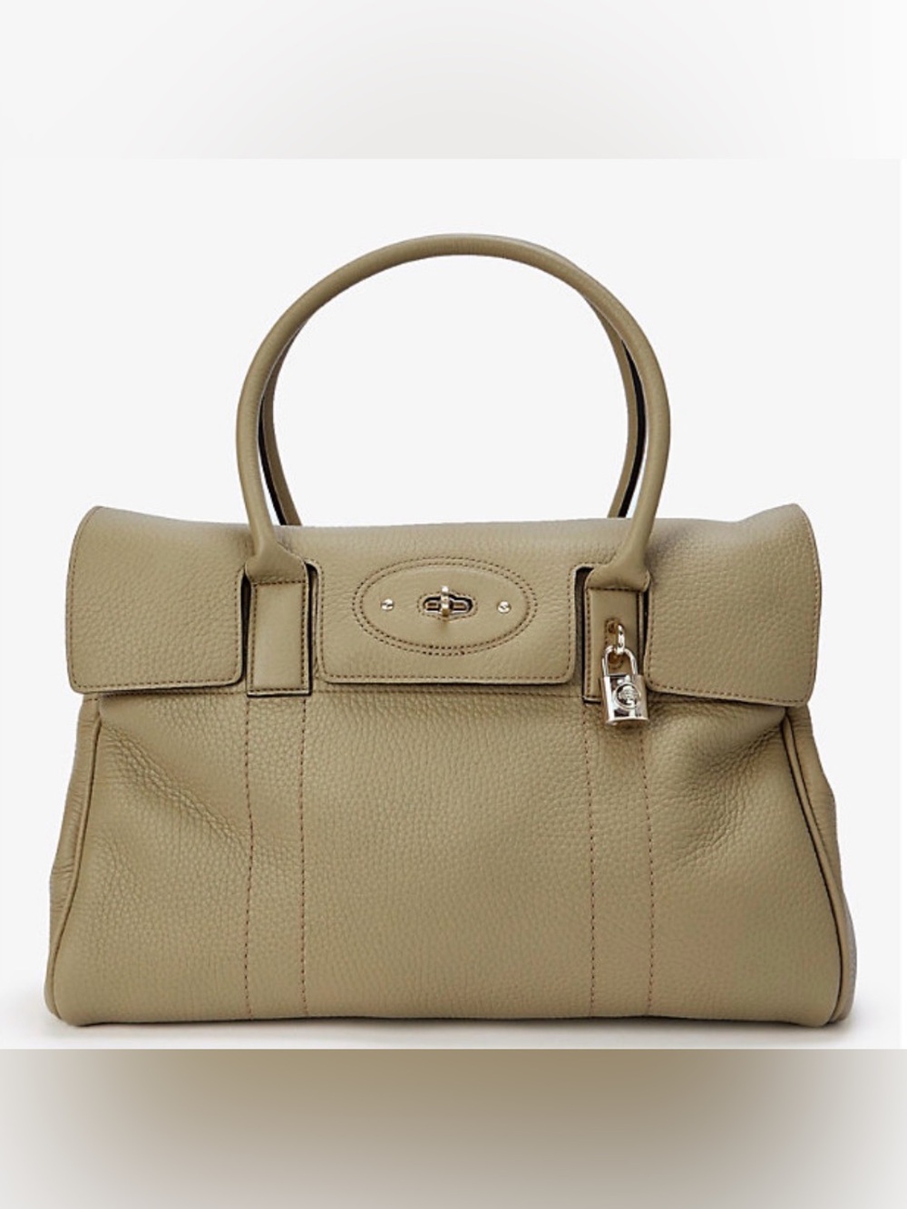 Mulberry Bayswater Padlock Summer Khaki Green